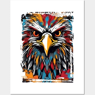 Eagle colorful Posters and Art
